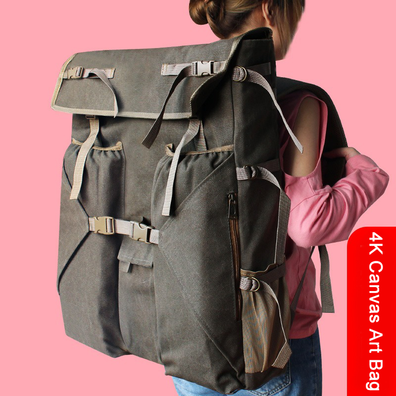 Canvas Art Bag 4K Sketch Paint - Art Portfolio Bag 评论和价格