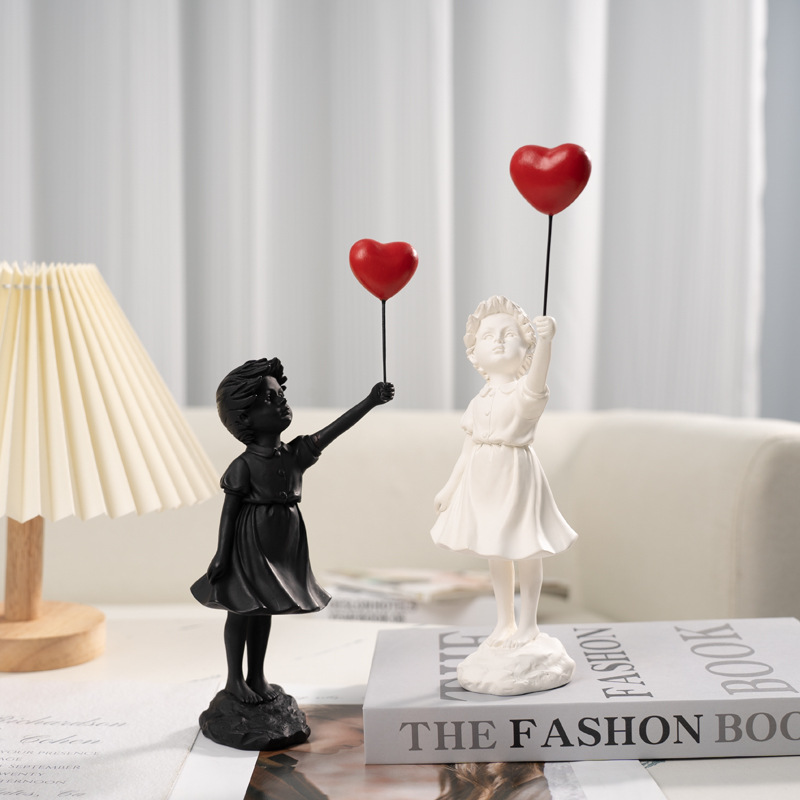 Banksy Statuette Art Crafts Tr - Art Craft Mother'S Day 评论和价格