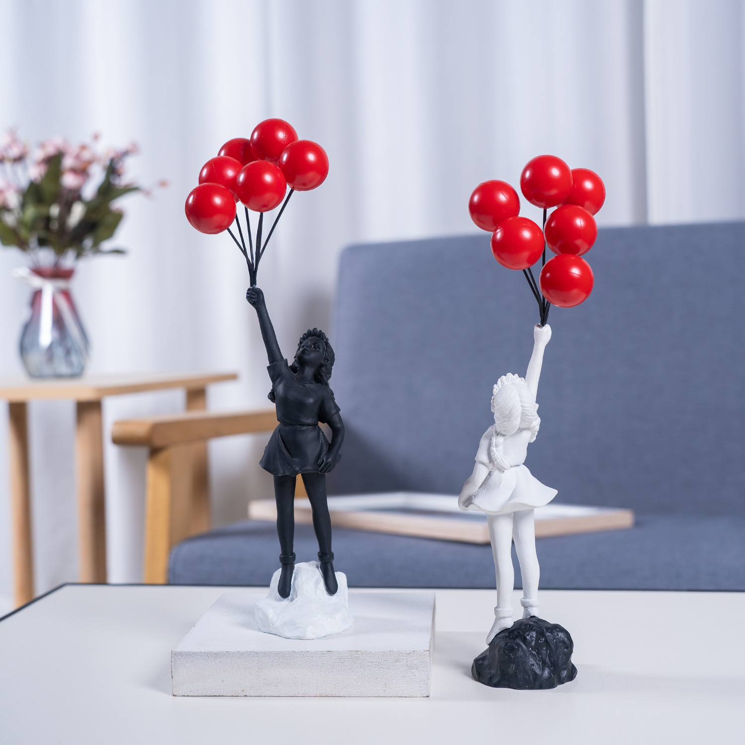 Banksy Statuette Art Crafts Tr - Art Craft Mother'S Day 评论和价格