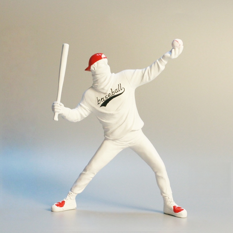 Banksy Statuette Art Crafts Tr - Art Craft Mother'S Day 评论和价格