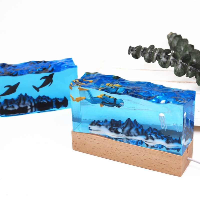 DIY Resin Craft Light Underwat - Light Art And Craft 评论和价格