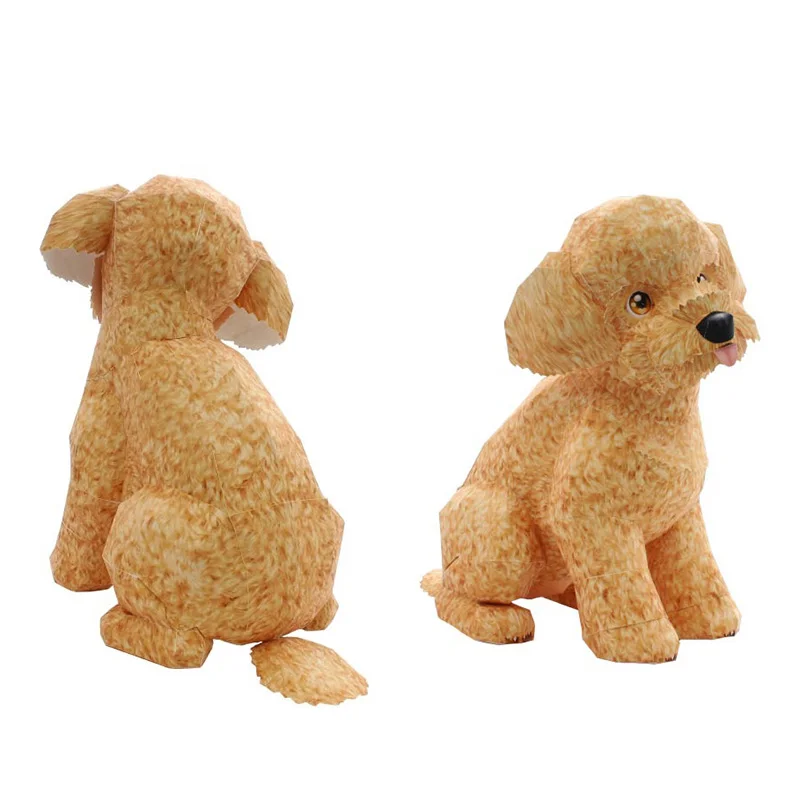 Toy Poodle Dog Folding Origami - Art And Craft Nature 评论和价格
