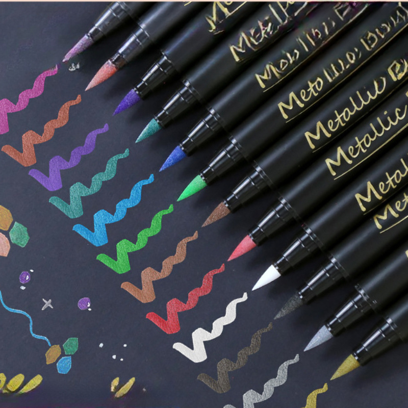 10pcs Metallic Glitter Markers - Art Craft Mother'S Day 评论和价格