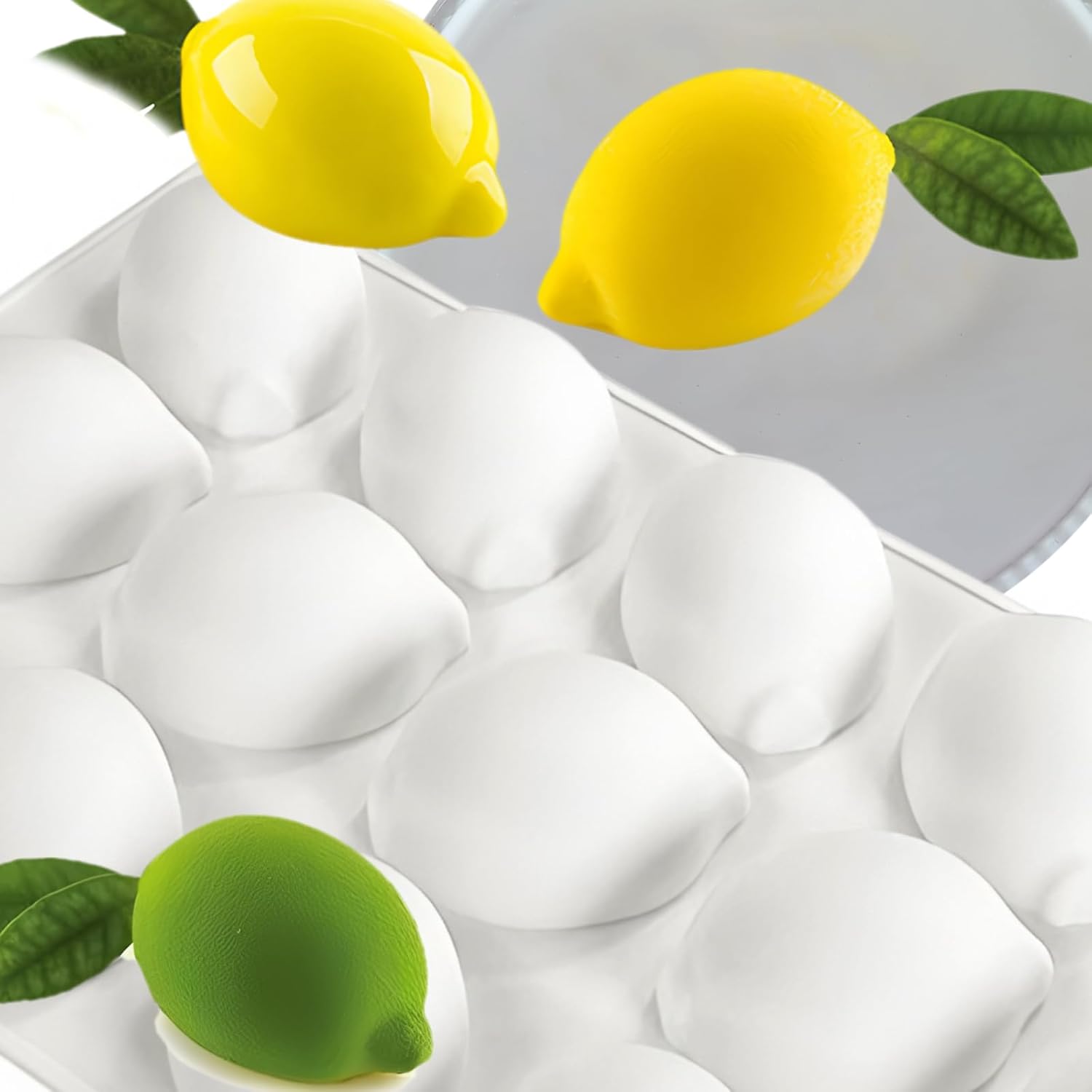 15-Cavity Silicone Lemon Mold  - Art Craft Ice Cream 评论和价格