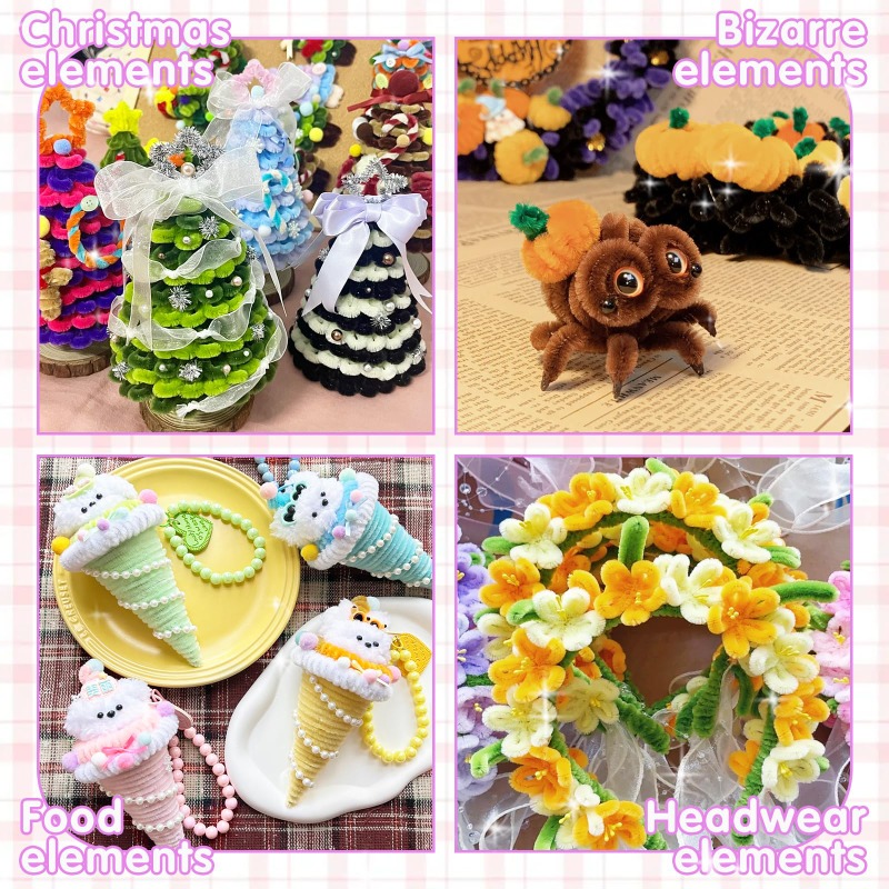 Pipe Cleaners Chenille Stems J - Art Craft Kids 评论和价格