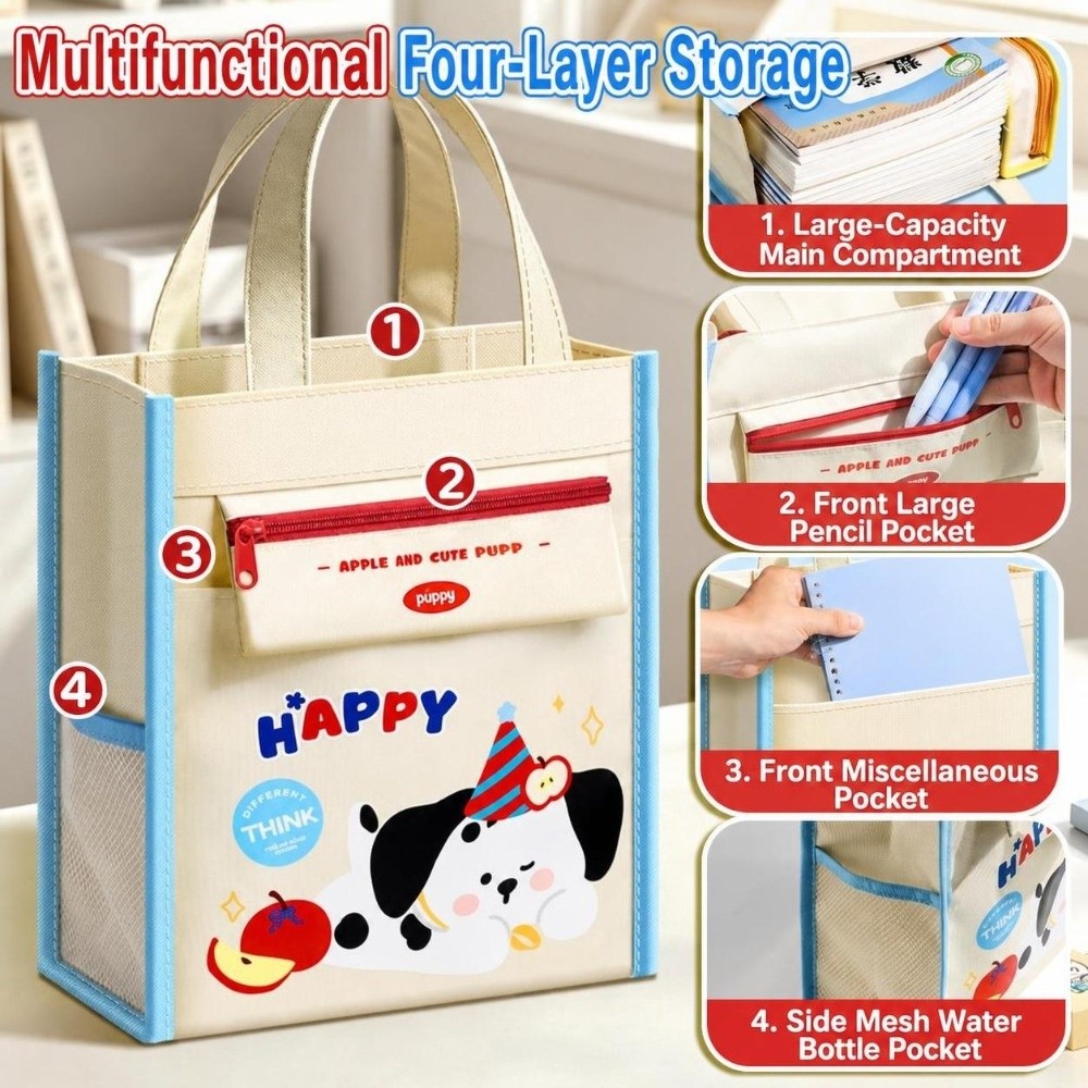 Cute Oxford School Tote Bag La - Art Portfolio Bag 评论和价格