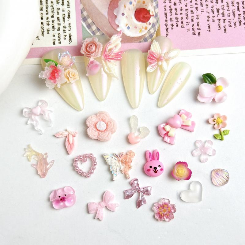 Random Mixed Sweet Pink Bow Na - Art Craft Rose 评论和价格