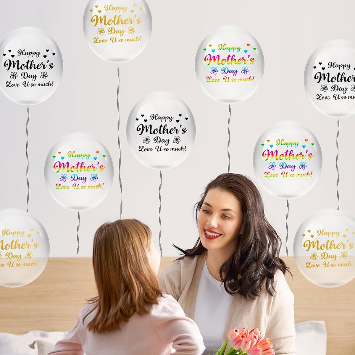 Mother’s Day Party Balloon Sti - Art Craft Mother'S Day 评论和价格