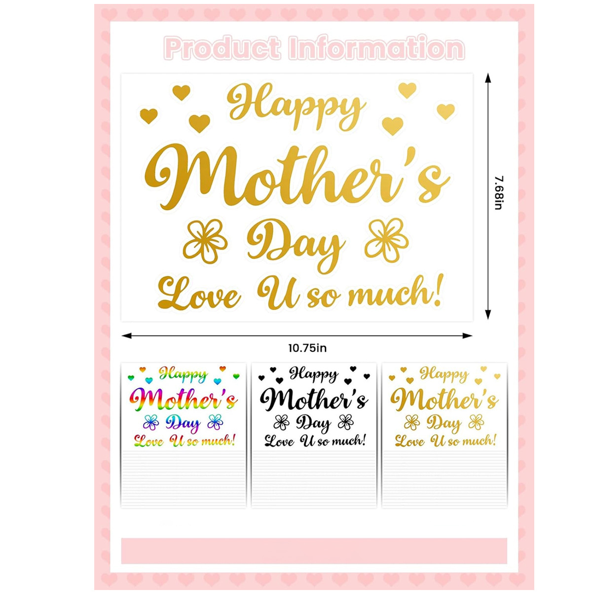 Mother’s Day Party Balloon Sti - Art Craft Mother'S Day 评论和价格
