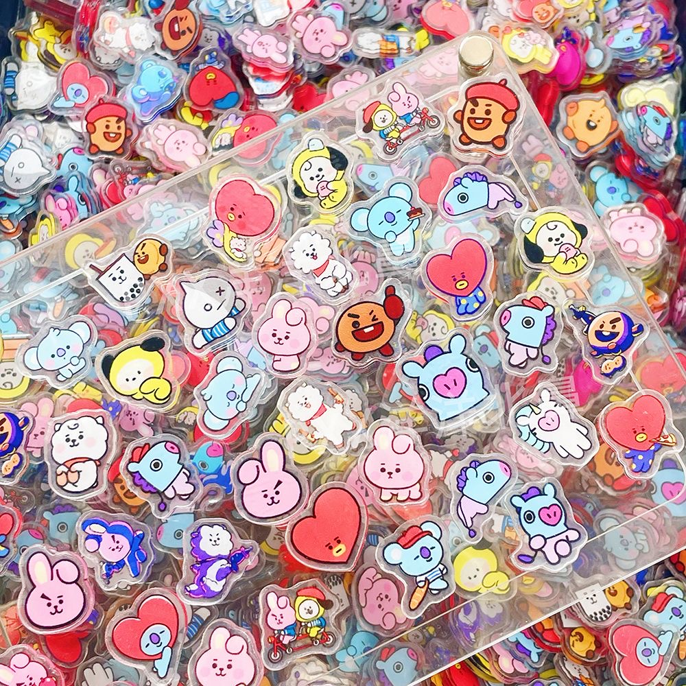 BT21 2cm exquisite acrylic she - Art Craft Materials 评论和价格