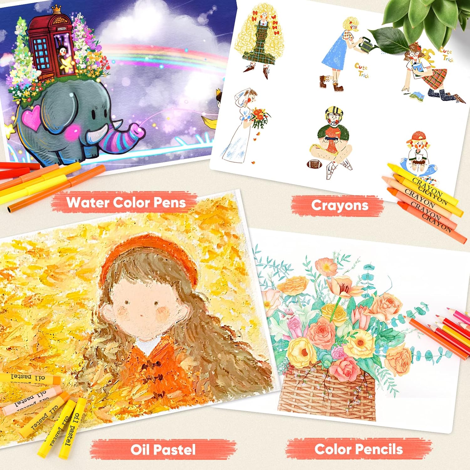 Inspiration Art Case Coloring  - Art Craft Zoo 评论和价格