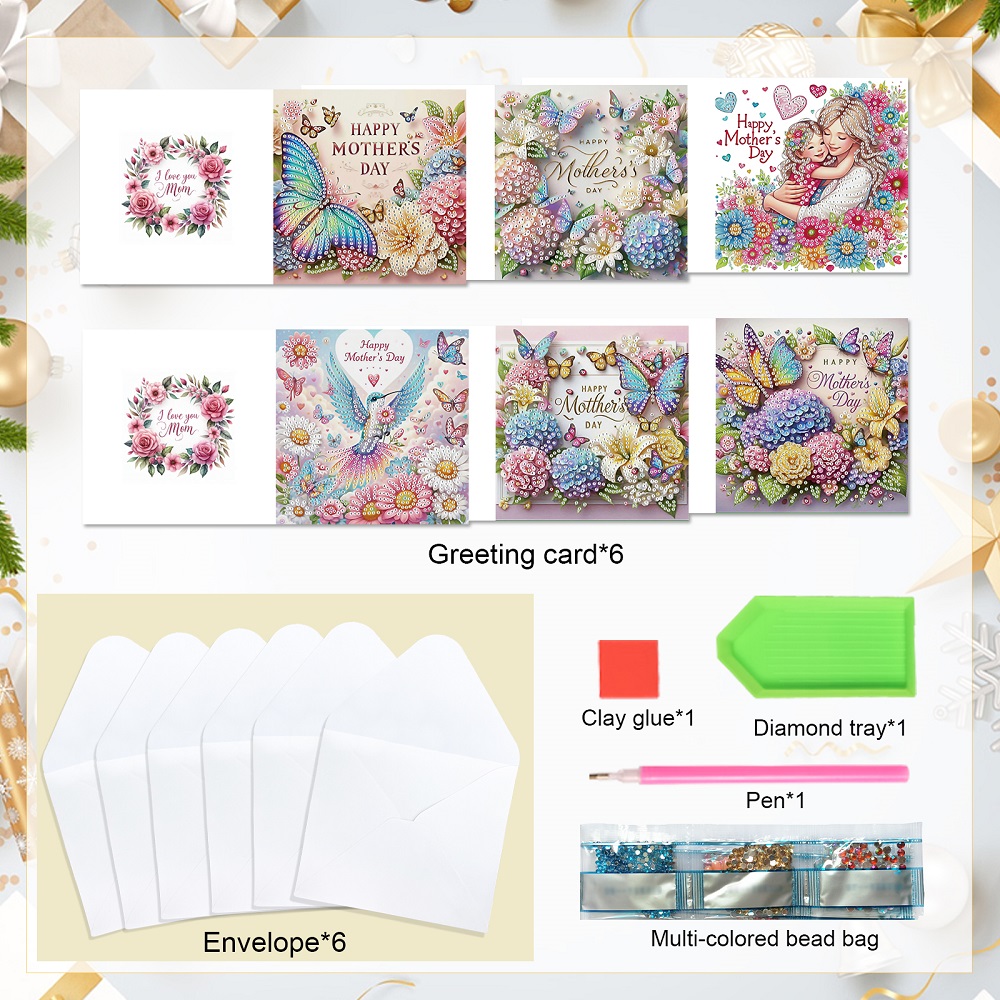 6Pcs Diamond Art Painting Gree - Art Craft Kit 评论和价格