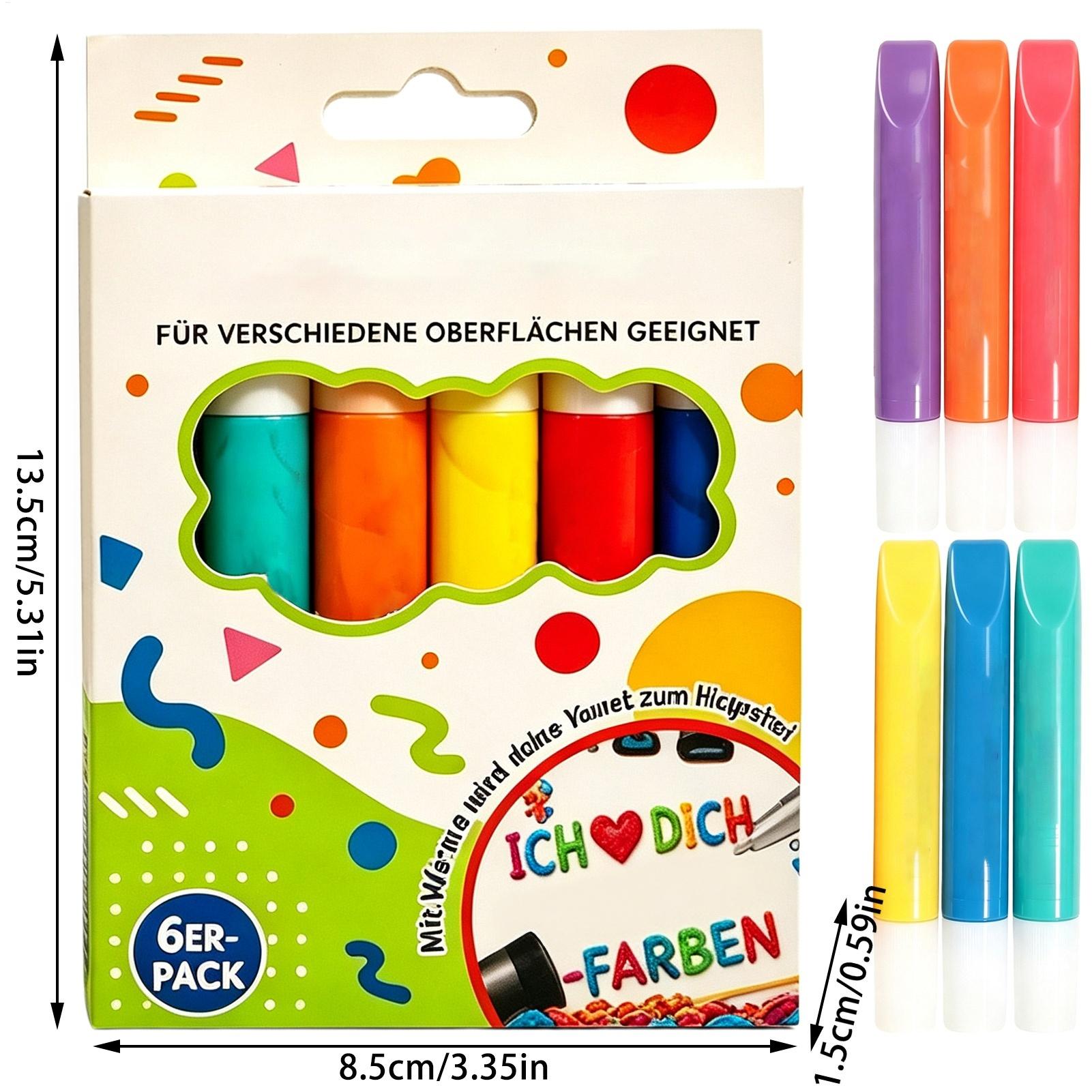 Bubble Pen 6/12 Piece Art Draw - Art Craft School 评论和价格