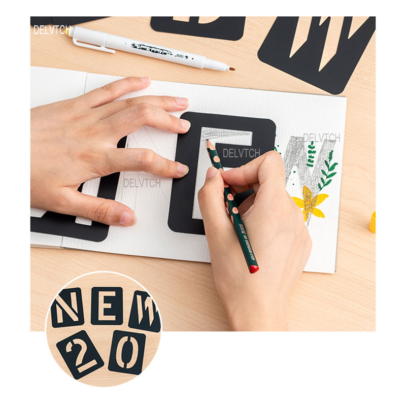42Pcs Reusable Plastic Alphabe - Art Craft Letter A 评论和价格