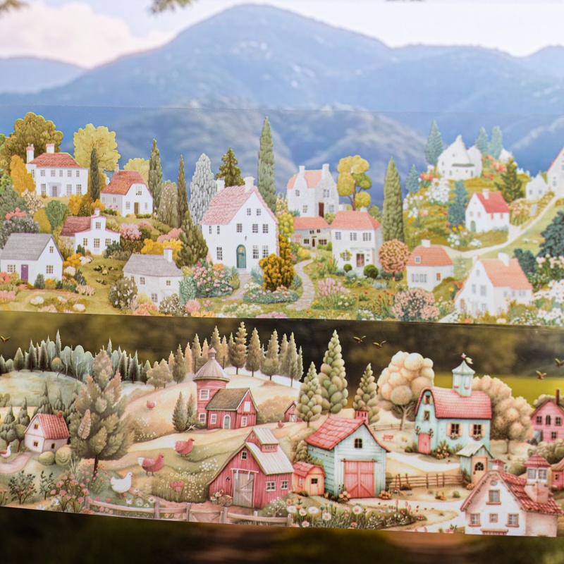 6-roll set 6cm×200cm Village T - Art Craft Notebook 评论和价格