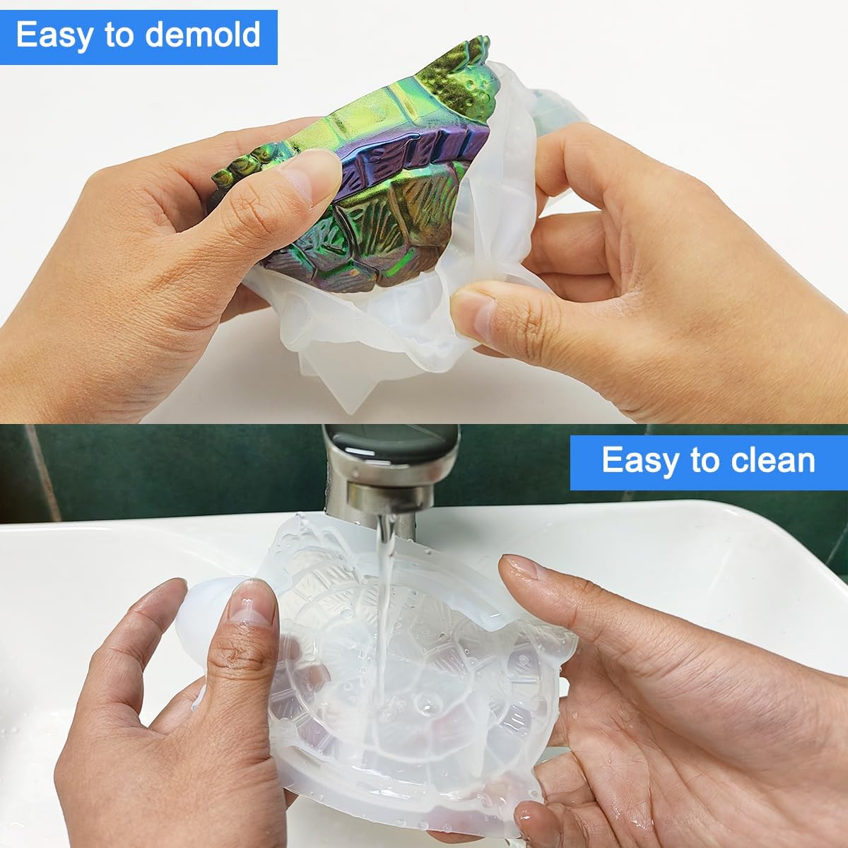 3D Tortoise Resin Molds Thick  - Art And Craft Nature 评论和价格