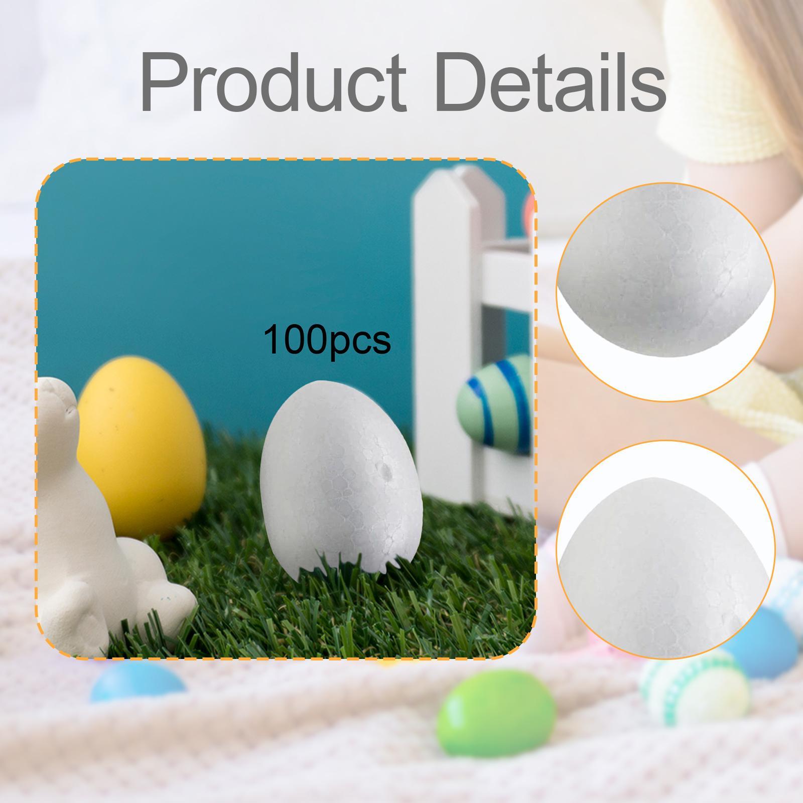 Foam Easter Eggs White Craft D - Art Craft School 评论和价格