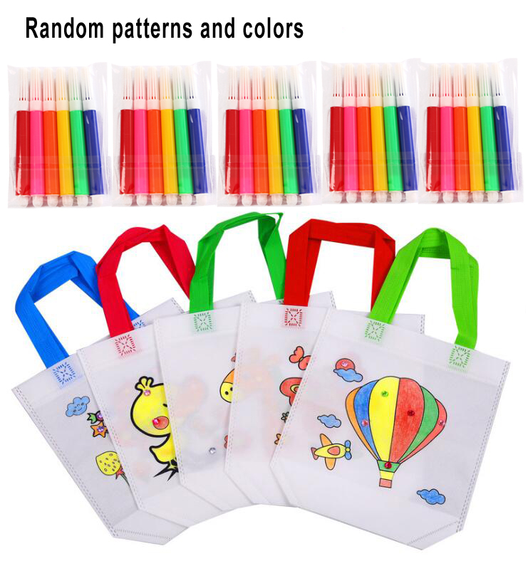 DIY Drawing Bag Graffiti Bag H - Art Craft Notebook 评论和价格