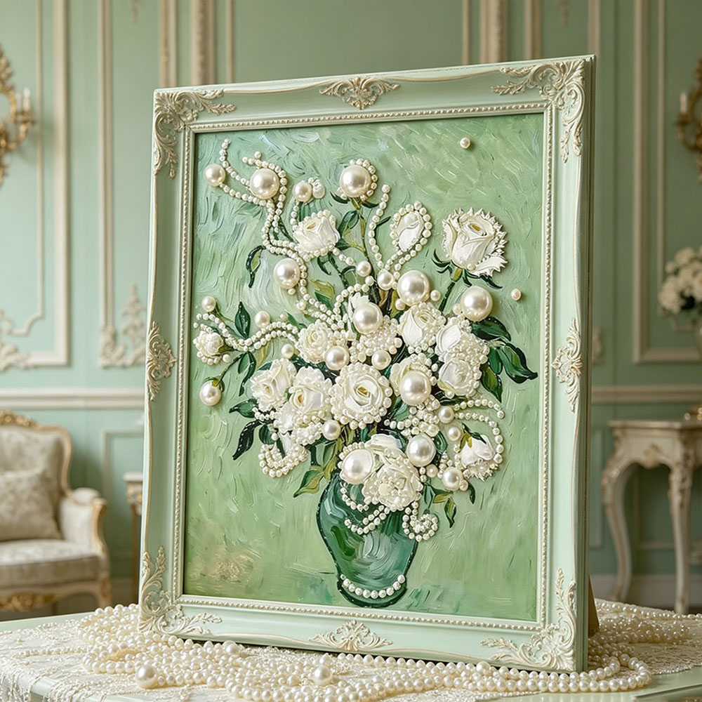 Huacan DIY Pearl Art Painting  - Art Craft Rose 评论和价格