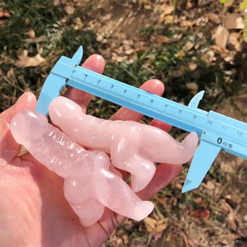 1PCS Natural Rose Quartz Carto - Art Craft Rose 评论和价格