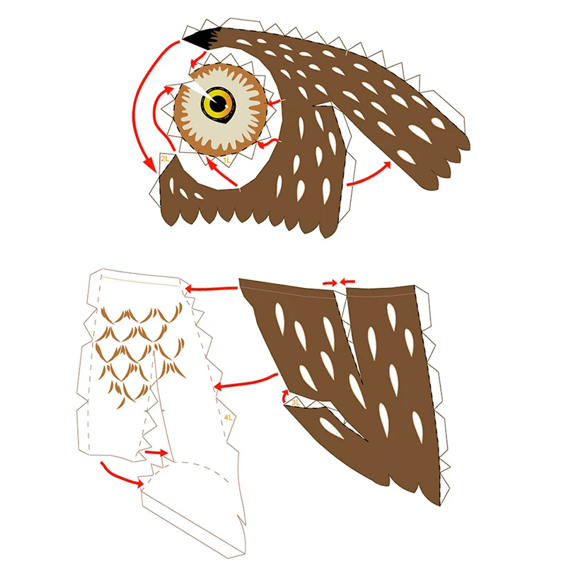 Little Owl Origami Art Mini 3D - Art And Craft Nature 评论和价格