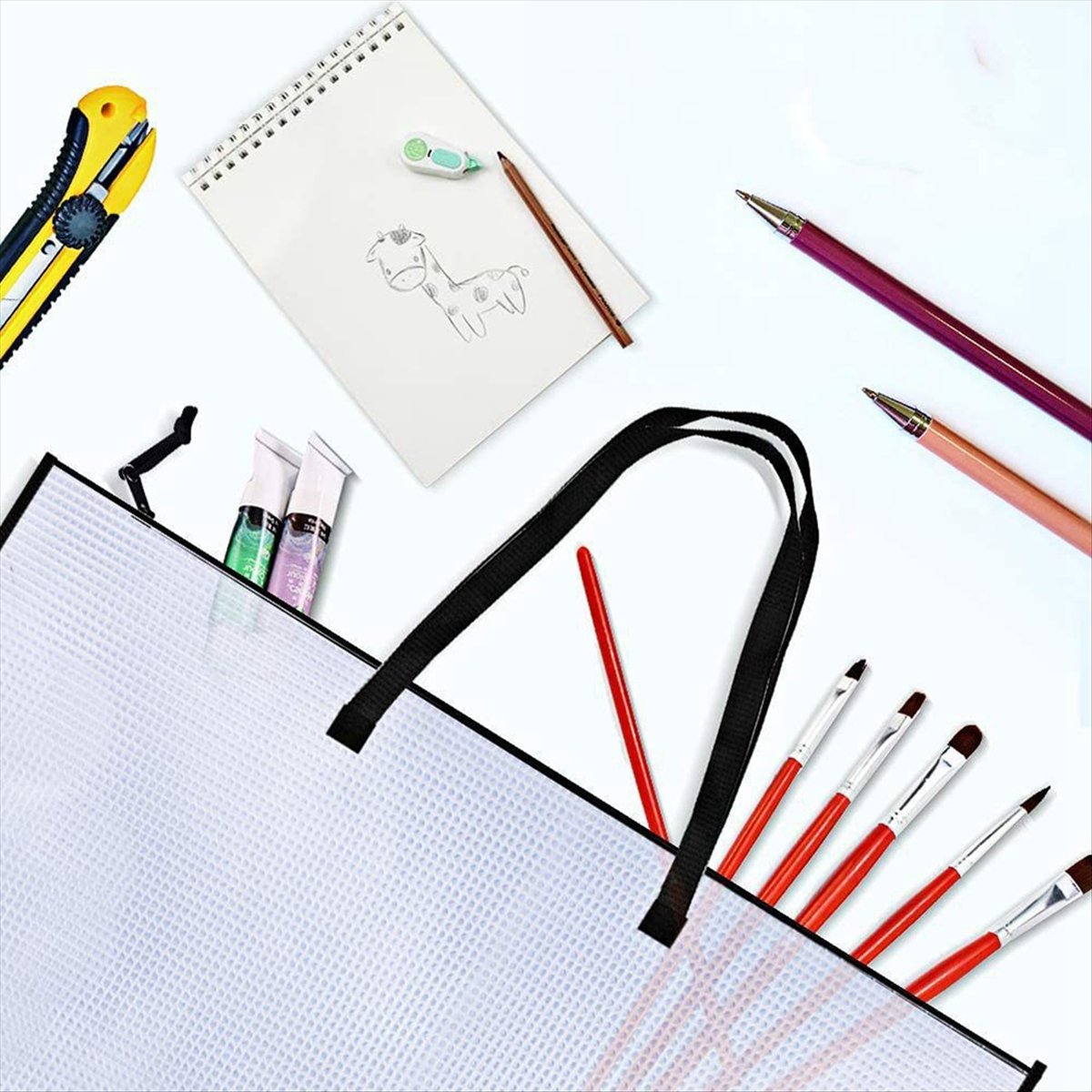 Latest ABBQ-2 Pack 19X25 Inche - Art Portfolio Bag 评论和价格
